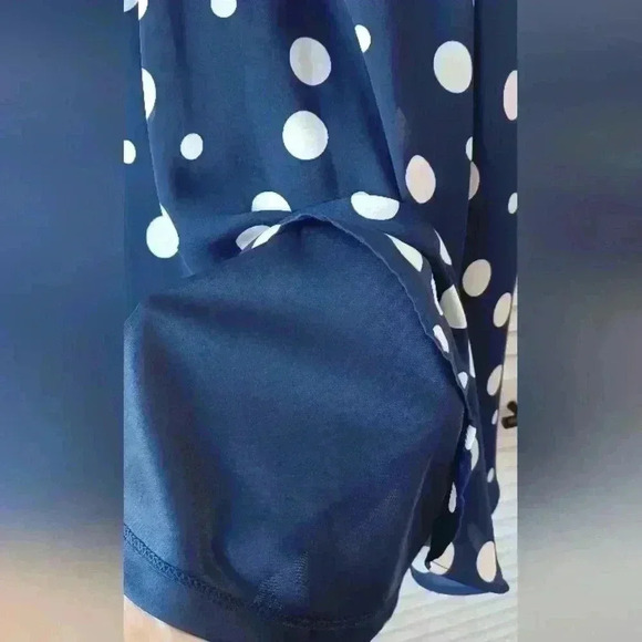 Ricki's  Women's V-Neck Sleeveless Polka Dot Lined Dress Size 0 *New with tag - Picture 4 of 8